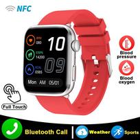 2024 Naujas išmanusis laikrodis Bluetooth skambutis Fitneso sekiklis NFC HRV Riešinis laikrodis Kraujospūdis Kūno temperatūra Laikrodis Suderinamas HUAWEI