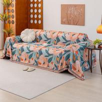 Sofa Cover Home Šenilis Havajų Gėlė Sofa Matas Užklotai Visasezonis Kempingas Piknikas Užvalkalas Sofa Cover 180x130cm