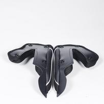 Šalmas LVS Šalmas Jiekai viso veido šalmas su atviru ausų pamušalu 905/ Off-road Helmet Ear Lining 2XL alisa mėlyna spalva