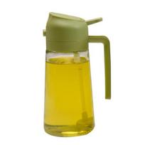 600 ml aliejaus purškimo buteliukas virtuvei dviejų funkcijų alyvuogių aliejaus dozatorius su purkštuko dizainu. 600ML