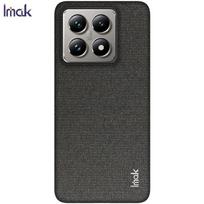 Skirta Xiaomi 14T Pro 5G telefonui IMAK Ruiyi serijos audinio dėklas MI 14T juoda