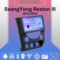 Android Carplay Automobilinis Radijas SsangYong Rexton III 2012-2016 Multimedijos Grotuvas Pagrindinis Įrenginys Stereo GPS Navigacija BT WIFI 2+32GB 1+16GB