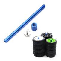 Remote Control Car Tire Storage Rack Stainless Steel Tyre Organizer Suitable for Tires of Max 1 mėlyna