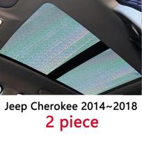 Stoglangio skydeliai Jeep Cherokee KL MK5 2014~2024 Automobilio stoglangio šilumos izoliacija Apsauga nuo UV spindulių Skydelis nuo saulės Užuolaidėlės Priedai