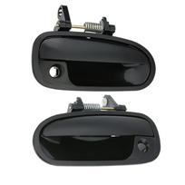 1 pora išorinių išorinių durų rankenų priekinės kairės + dešinės Honda Civic 1996-2000 m. black