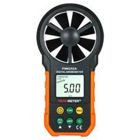 Anemometras nešiojamas vėjo greičio matuoklis, juodas ir oranžinis PEAKMETER rankinis juoda/oranžinė