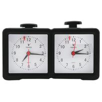 Šachmatų laikrodis Kvarcas Elektroninis Analoginis Šachmatų Laikrodis Skaičiavimas I-GO Count Up Down Timer juoda