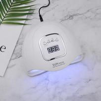X5 MAX UV LED lempos nagų džiovintuvas su automatiniu jutikliu LCD ekranu 45 LED nagų džiovintuvo lempa manikiūro geliui balta