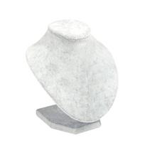 Vėrinio biustas papuošalų stendas 15x15x12cm pav 22x16x13cm pilka spalva