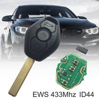 Puntos BMW E46 E39 3 5 7 serijos 433MHz 3 mygtukų nuotolinio automobilio raktų pakabukas su ID44 mikroschema one size