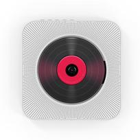 Sieninis CD grotuvas Bluetooth garsiakalbiai Home Audio Boombox su nuotolinio valdymo FM radijo AUX įvestimi EU Plug balta