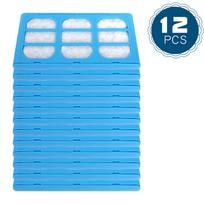 12 vnt naminių gyvūnėlių vandens fontano filtro pakeitimo vandens filtro kasetės, suderinamos su Cat Mate & Dog Blue&White