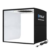 PULUZ minkštos dėžės rinkinys, nešiojamas sulankstomas nuotraukų apšvietimo modifikatorius fotografijos palapinės dėžutė su 12 spalvų juoda