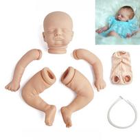 Reborn Doll Parts Premie Baby Rosalie Sleeping Baby Lifelike Real Soft Touch Nebaigtas „pasidaryk pats“ tuščias lėlės rinkinys