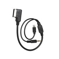3,5 mm AUX sąsajos adapteris su linija Fit ForVW MDI AMI MMI iPad iPhone 5 6S