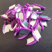 50vnt/dėžutė Dantų įrankiai Medžiagos Pleištai Apsauga su metaliniu peiliu apsauga Plienas Burnos priežiūra Odontologas Odontologija Odontologija Large 50pcs