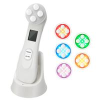 KinseiBeauty EMS LED fotonų masažuoklis mezoterapija elektroporacija RF radijo dažnio veido odos priežiūros prietaisas Face Lift Tighten Beauty Machine balta
