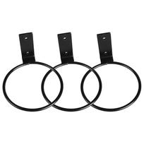 Gėlių vazono laikiklio žiedas, montuojamas ant sienos, 8 colių augalų sienos pakabinimo žiedai, metaliniai augalų kabliukai laikikliai sienai 5 Inch & 3 Pcs