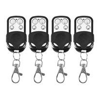 4 vnt nuotolinio valdymo pultelio raktų pakabukai, vienu spustelėjimu nuo vagystės prieš 4 mygtukus, paprastas susiejimas 433 MHz automobilių garaže 4Pcs