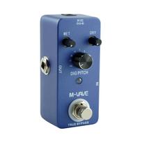 M-VAVE DIG PITCH gitaros efekto pedalas su True Bypass 9 Pitch Shift tipų cinko lydinio Shell Mini violetinė