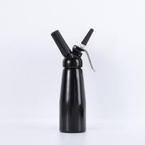 [i Cafilas][ZD-001] Tortų plaktos grietinėlės dozatorius, 500 ml nešiojamas grietinėlės plakiklis kavos desertams kremo dekoravimui juoda