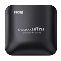 Ezcap326C 4K vaizdo žaidimų fiksavimo kortelė HDR kilpos mikrofonas 1080P 60 kadrų per sekundę 120 kadrų per sekundę įrašymo dėžutė, USB 3.1 tipas juoda