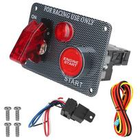 2 paleidimo mygtuko jungiklio perjungimo automobilio jungiklio skydelis automobilio modifikavimo automobilio 12V 30A uždegimo jungiklio variklio skydas