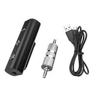 „Essager Bluetooth Adapter 5.0“ belaidis „Bluetooth“ imtuvas, skirtas 3,5 mm lizdo ausinėms Aux „Bluetooth“ garso siųstuvas, skirtas ausinėms Bluetooth v5.0 juoda