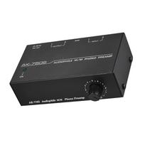 Audiophile M/M Phono pirminis stiprintuvas su lygio valdikliais RCA įvesties ir išvesties sąsajomis EU Plug juoda