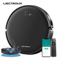 LIECTROUX L200 robotas dulkių siurblys, su Mop APP Control HomeCleaning Sweeping, žemėlapio navigacija, 4000PA With APP juoda