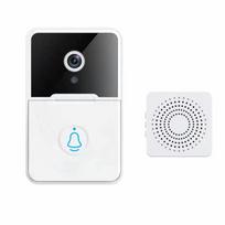 „Wiwilys Smart Wireless WiFi“ vaizdo durų skambutis su 720P kameros naktiniu „V-ision“ namų apsaugos durų skambučiu One Size