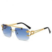 Retro stiliaus akiniai be rėmelių, vyriški, „steampunk“ akiniai, moteriški, vintažiniai atspalviai „Gafas De Sol Sonnenbrill“ akiniai žvejybai