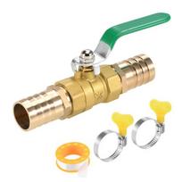 1 pakuotės rutulinis vožtuvas 25 mm žarnos kabliukai žalvario tonas / žalias / sidabro tonas