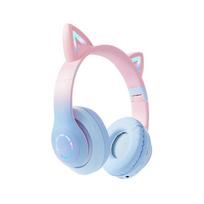 Ausinės Bluetooth EarphoneLED Šviečiantis Žaidimas Gradient Color Bluetooth Ausinės Kompiuterių ausinės