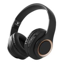 „Bluetooth“ ausinės ant ausinių 5.3 sulankstomos ir patogios ausinės Kompiuterių ausinės juoda