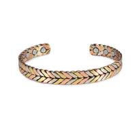 Ikuinen gryno vario apyrankės moterims, 9 mm reguliuojamo rankogalio vario apyrankės ir;Bangles Health Energy Magnetinės terapijos apyrankė, moteriška varis