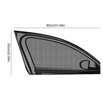 Automobilio ekrano lango apsauginis skydelis nuo saulės, universalus šoninio lango šešėlis, užuolaidų tinklelis nuo uodų, automobilio vidaus priekinis langas for Car front window