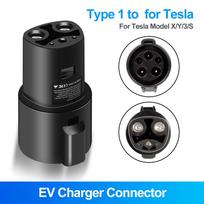 Elektrinės transporto priemonės įkrovimo adapteris, skirtas Type1 J1772 į Teslas Model XY 3 S, skirtas EV įkroviklio jungties EVSE konversijos pistoleto lizdui
