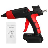 21 V karšto lydalo akumuliatoriniai klijų pistoletai 1000 W įkraunami 1/2 ličio jonų akumuliatoriaus vario antgalis „pasidaryk pats“ taisymo įrankis, skirtas 18 V akumuliatoriui Only machine