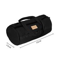 Breathable Storage Bag Camping Camping Tool Canvas juoda