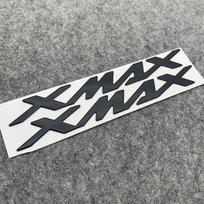 Motociklų priedai Bako šoninio dangčio 3D lipdukas XMAX raidžių logotipas, skirtas Yamaha XMAX125 250 300 400 xmax juoda