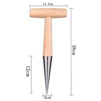 Namų sodininkystė Mediniai sodinimo įrankiai Rankinis ekskavatorius Sėjinukų šalinimas Lifter Sėklų sodinimo įrankis 1PCS