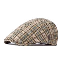 Pavasarinės vasarinės beretės kepurės moterims vyrams britiško languoto audinio kepurės kepuraitė newsboy plona plokščia kepurė ivy kepurė dailininko kepurė Gorro Hombre Boina chaki