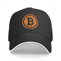 Beisbolo kepurė Unisex Bitcoin Logo Mados kepuraitės Kepurės su logotipu Asquette Homme Tėčio kepurė unisex Trucker Cap One Size