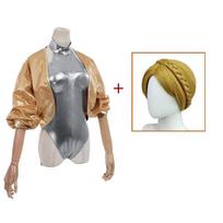 Žaidimas Atomic Heart Cosplay Kostiumas Robotas Dvyniai Kairė ir Dešinė Dvyniai Figūrinis kostiumas Perukas Helovino vakarėlio komplektai L-(Suit+Wig)