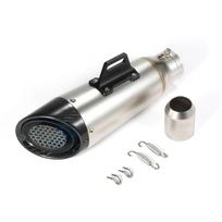 38-51 mm universalus motociklo išmetimo vamzdis, uodegos pakeitimas, išmetimo duslintuvas, tinka motociklams ATV juoda