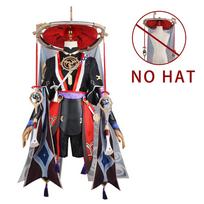 „Scaramouche“ kostiumo perukas, pilnas anime „Cosplay“ klajūno kostiumo komplektas vyrams L