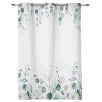 Ins Style Eukalipto lapų langų užuolaidos svetainei Prabangios miegamojo užuolaidos Kavos virtuvės dekoro užuolaidos 135W x 60H(cm)