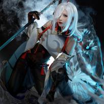 Žaidimas Shenhe Cosplay kostiumai Anime figūrėlė Helovino kostiumas moterims Perukas Seksualus kostiumas Vakarėlis Vienodi kombinezonai L-(Full set+wig)