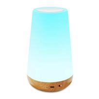 Spalvinga naktinė šviesa RGB spalvas keičianti atmosferos lempa su nuotolinio valdymo pulteliu Night Light balta